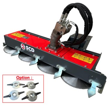 Lamier d'élagage W1400-4 multi-disques