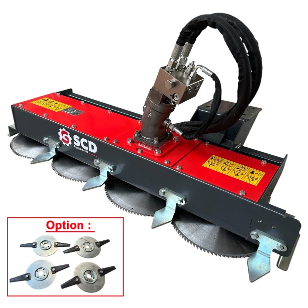 Lamier d'élagage W1400-4 multi-disques