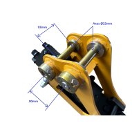 Brise roche hydraulique mini pelle TERRA CS18.T2 dimensions attache