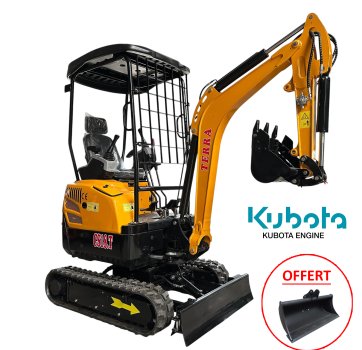 Mini pelle Terra CS18.T2 SCD kubota
